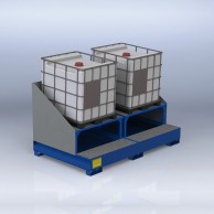 VEIP2C00 Steel sump pallet with side walls 